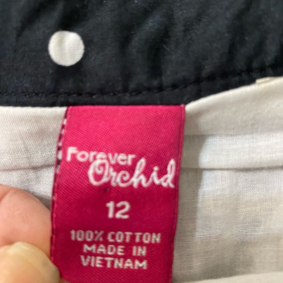 Forever Orchid Polka Dot Women’s Skirt Size 12. CSW93. - Picture 6 of 8